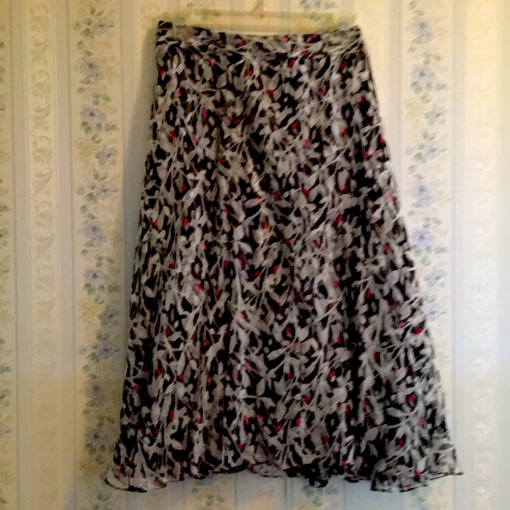 Jones New York Fully Lined Silk Skirt